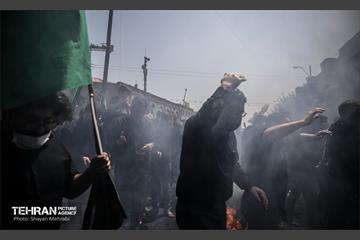 خیمه سوزان ظهر عاشورا در چهار راه گلوبندک  34