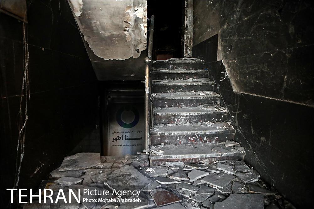 سینا اطهر؛ پس از حریق  4