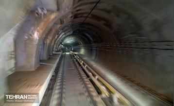 تست گرم بخش شمالی خط ۶ مترو تهران 19