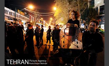 اجرای تغزیه اباعبدالله الحسین در میدان ولیعصر(عج) 5