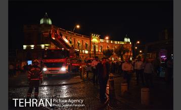 آتش سوزی ساختمان میدان حسن آباد-2‎ 11
