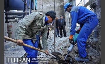 بازدید مدیر عامل متروی تهران از پروژه ایستگاهی میدان ولیعصر 20