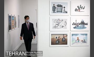 بازدید سفیر ژاپن از نمایشگاه تهران از منظر هنرمندان 12