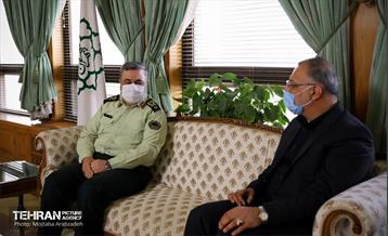 نشست شهردار تهران با فرمانده نیروی انتظامی 2