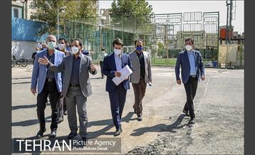 بازدید معاون فنی عمرانی از پروژه های منطقه 12
