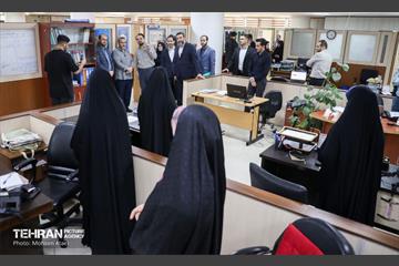 بازدید مدیرکل حوزه شهردار تهران از مرکز مطالعات و برنامه‌ریزی شهرداری تهران 16
