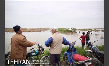 جلوگیری از ورود اب گرگان رود به شهر اق قلا 21