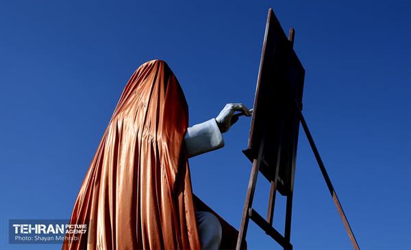 رونمایی مجسمه استاد کمال الملک 48