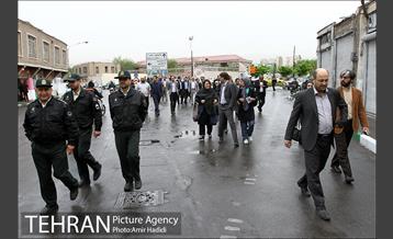 بازدید شهردار،مدیران شهری و اصحاب رسانه از محله هرندی 15