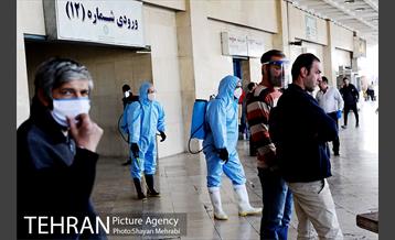 ضد عفونی پایانه مسافربری غرب 42