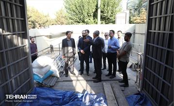 بازدید مدیرکل حوزه شهردار تهران از پروژه پل‌های مکانیزه عابرپیاده 16