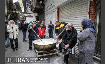 عزاداری شهادت حضرت زهرا (س) در بازار تهران 1