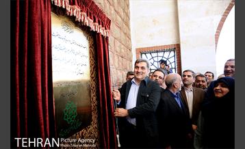 افتتاح باغ هنر اراضی عباس آباد با حضور شهردار تهران 1