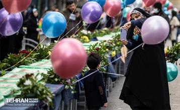 جشن تولد امام حسن (ع) در بلوار کشاورز 9