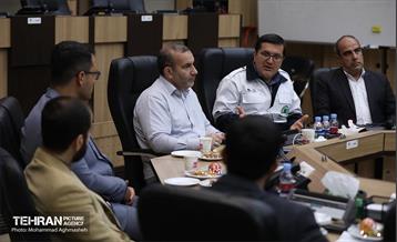 بازدید مدیرکل حوزه شهردار تهران از سازمان پیشگیری و مدیریت بحران شهر تهران 12