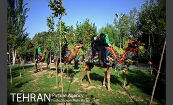 حرکت نمادین کاروان اُسرای کربلا در ده ونک 3