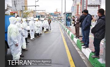 ضدعفونی معابر سطح شهر 4