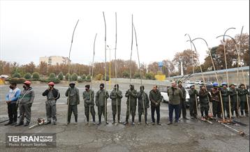 مانور برف روبی شهرداری منطقه 5