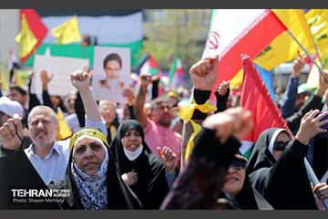 راهپیمایی روز قدس در پایتخت - 3 29
