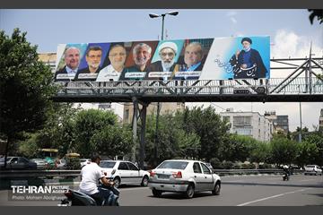 نصب تبلیغات نامزدهای چهاردهمین دوره انتخابات ریاست جمهوری در پایتخت 2