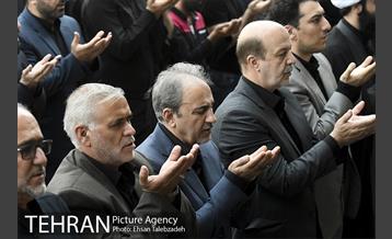 عزاداری عاشورای حسینی در حرم حضرت عبدالعظیم(ع) با حضور دکتر روحانی و دکتر نجفی 15