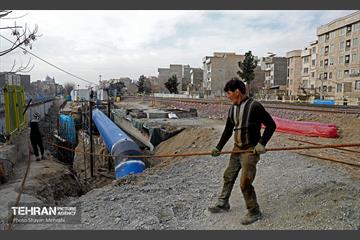 احداث زیرگذر سواره راه آهن تهران-اهواز