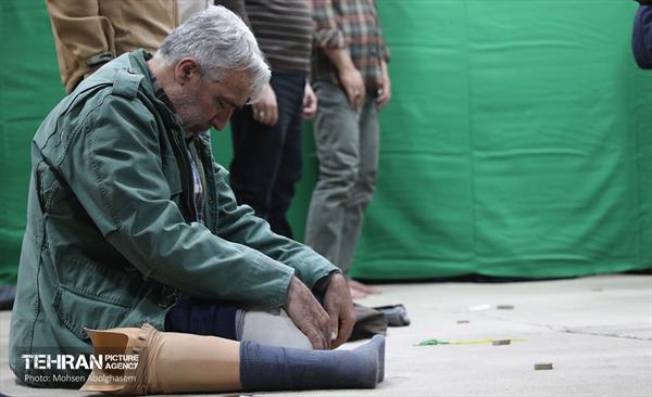 وداع با پیکر مطهر شهید مدافع حرم سیدعلی حسینی 23