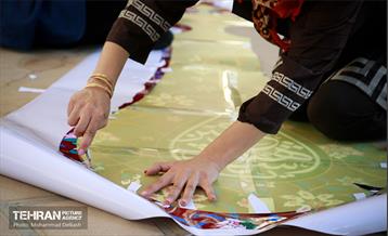 کارگاه ساخت علامت های عاشورایی