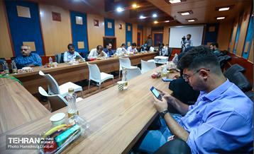 نشست خبری مدیر عامل سازمان آتش نشانی  6