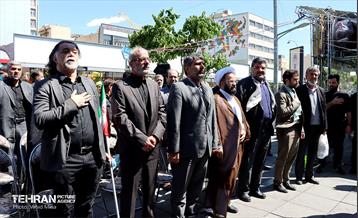 پردیس حماسی چهار راه ولیعصر(عج) در روز قدس 12