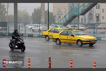 بارش باران پاییزی در تهران 19