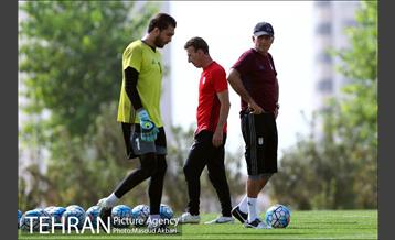 تمرین تیم ملی فوتبال 13