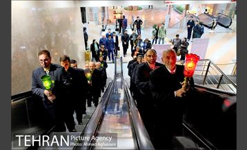 رونمایی از پرچم حرم حضرت عبدالعظیم (ع) در برج میلاد 26