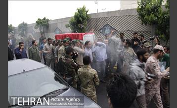 مراسم وداع با پیکر مطهر شهید حاج محمد ناظری 6