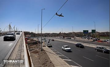 آیین افتتاح دسترسی شمال به جنوب بزرگراه آیت‌الله سعیدی 30