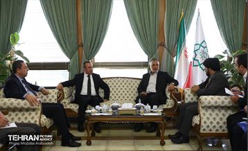 دیدار وزیر امور محلی و محیط‌زیست سوریه با شهردار تهران