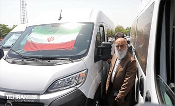 رونمایی از ۱۰۰ دستگاه اتوبوس ناوگان حمل و نقل عمومی شهر تهران 23