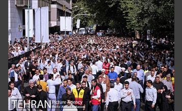 تشییع پیکر شهید آتشنشان علی قانع 11