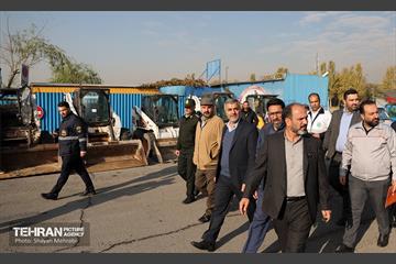 رزمایش زمستانه مشترک شهرداری تهران و پلیس راهور 13