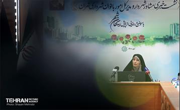 نشست خبری مشاور شهردار و مدیرکل امور بانوان شهرداری تهران 21