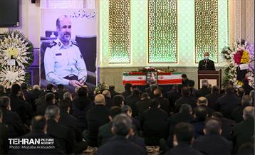 مراسم وداع و تشییع پیکر سردار محمد کریم بیات 3