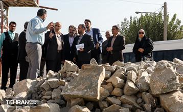 بازدید رئیس کمیسیون حمل‌ونقل شورا از منطقه 17 12