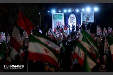 اجتماع مردم غیور تهران در قدردانی از همراهی جبهه مقاومت یمن 13