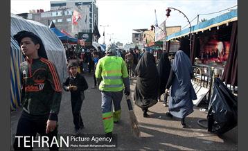 خدمات رسانی نیرو های خادم الحسین (ع) در کربلا 2