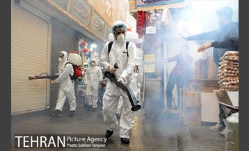 ضدعفونی و پاکسازی بازار تجریش-2 19