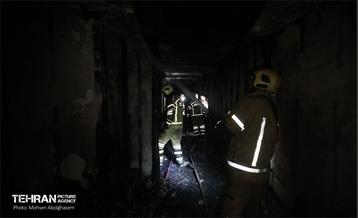 آتش‌سوزی در بیمارستان گاندی تهران 24