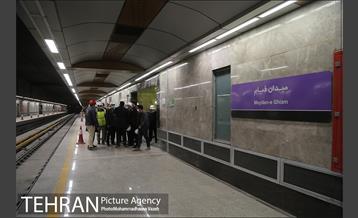 بازدید از ایستگاه مترو باقرخان 3
