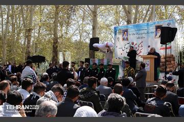 تشییع پیکر پاک و مطهر شهید گمنام در فدراسیون تیراندازی 9