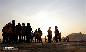 مانور تمرین اسکان اضطراری کلانشهر تهران 57