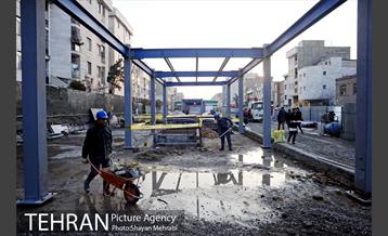 بازدید شهردار تهران از پروژه میدانگاه شهری امیر کبیر 1